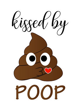 Kissed by a pile of poop