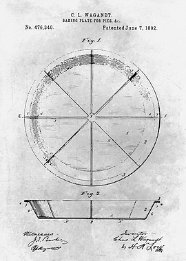 No461 Pies baking plate