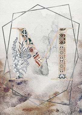 Capital Letter M Monogram