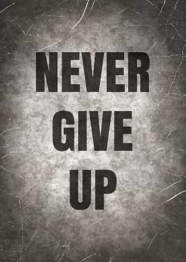 Never Give Up Quote