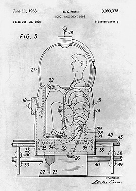 No446 Robot amusement ride