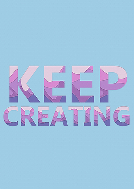 Keep Creating Paper effect