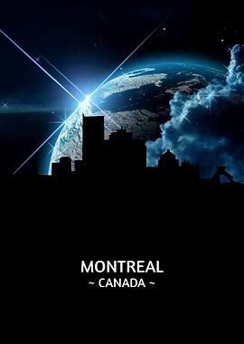 Montreal Canada Skyline