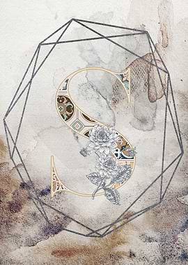 Capital Letter S Monogram