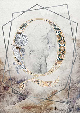 Capital Letter Q Monogram