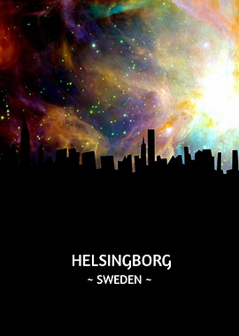 Helsingborg Sweden Skyline