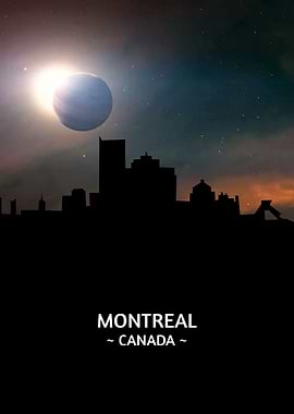 Montreal Canada Skyline