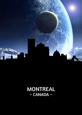 Montreal Canada Skyline
