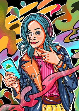 Color Listening Music