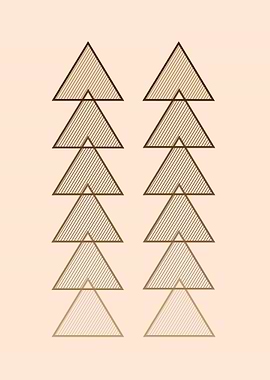 Abstract Geometry Triangle