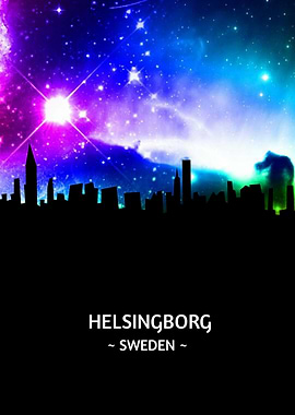 Helsingborg Sweden Skyline