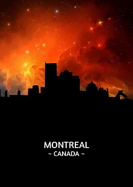 Montreal Canada Skyline