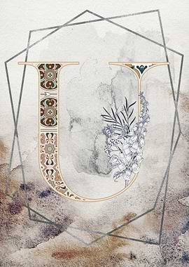 Capital Letter U Monogram
