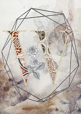 Capital Letter W Monogram