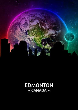 Edmonton Canada Skyline