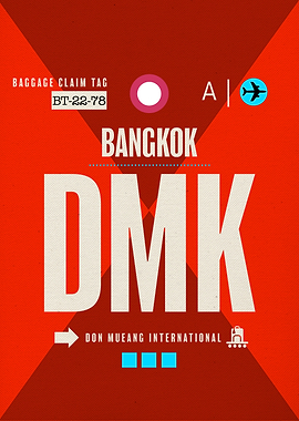 Bangkok DMK Airport Tag