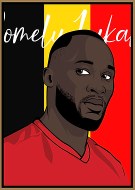 Romelu Lukaku Pop Art