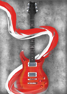 Red Electric Guitar