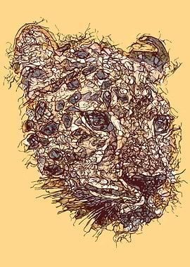 Abstract Leopard