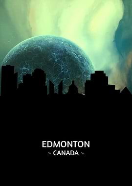 Edmonton Canada Skyline
