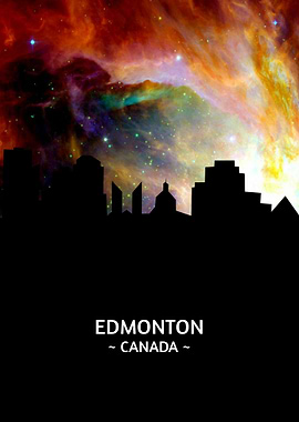 Edmonton Canada Skyline