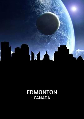 Edmonton Canada Skyline
