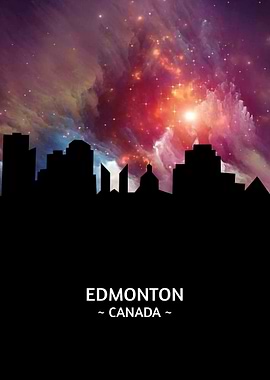 Edmonton Canada Skyline