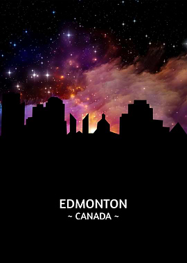 Edmonton Canada Skyline