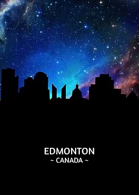 Edmonton Canada Skyline