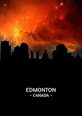 Edmonton Canada Skyline
