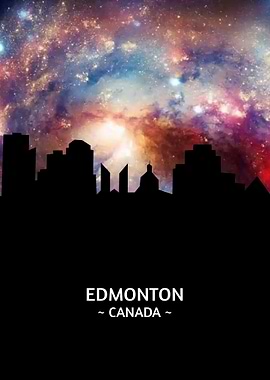 Edmonton Canada Skyline
