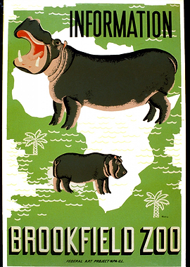 Brookfield Zoo poster