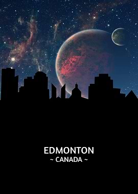 Edmonton Canada Skyline
