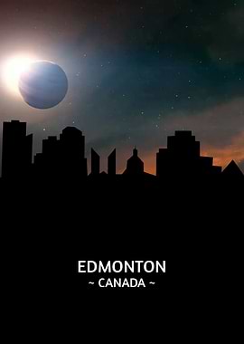 Edmonton Canada Skyline