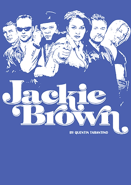Jackie Brown in blue