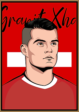 Granit Xhaka Pop Art
