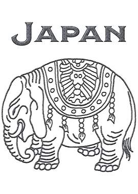 Japan Character Elephant