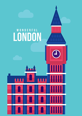 Big Ben Flat Poster