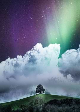 Colorful Sky At Night