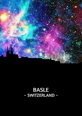 Basle Switzerland Skyline