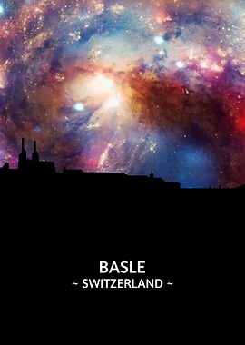 Basle Switzerland Skyline