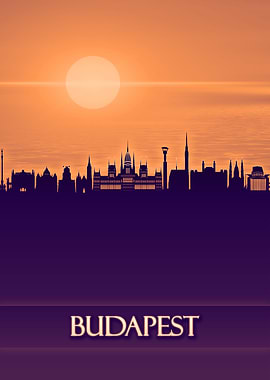 Budapest City Skyline