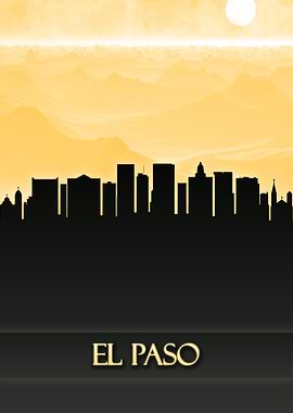 El Paso City Skyline