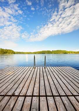 Saimaa Lake In Finland