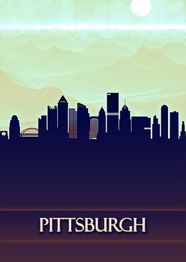 Pittsburgh City Skyline