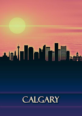 Calgary City Skyline