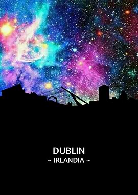 Dublin Irlandia Skyline