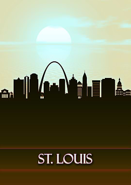 St Louis City Skyline