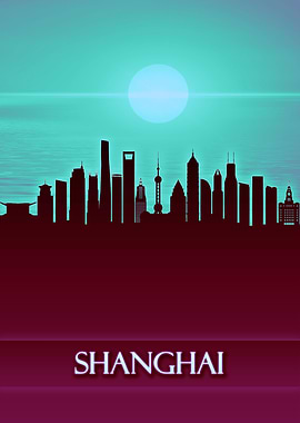 Shanghai City Skyline