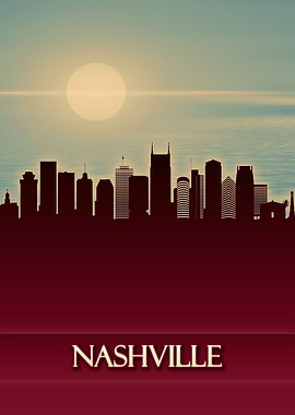 Nashville City Skyline